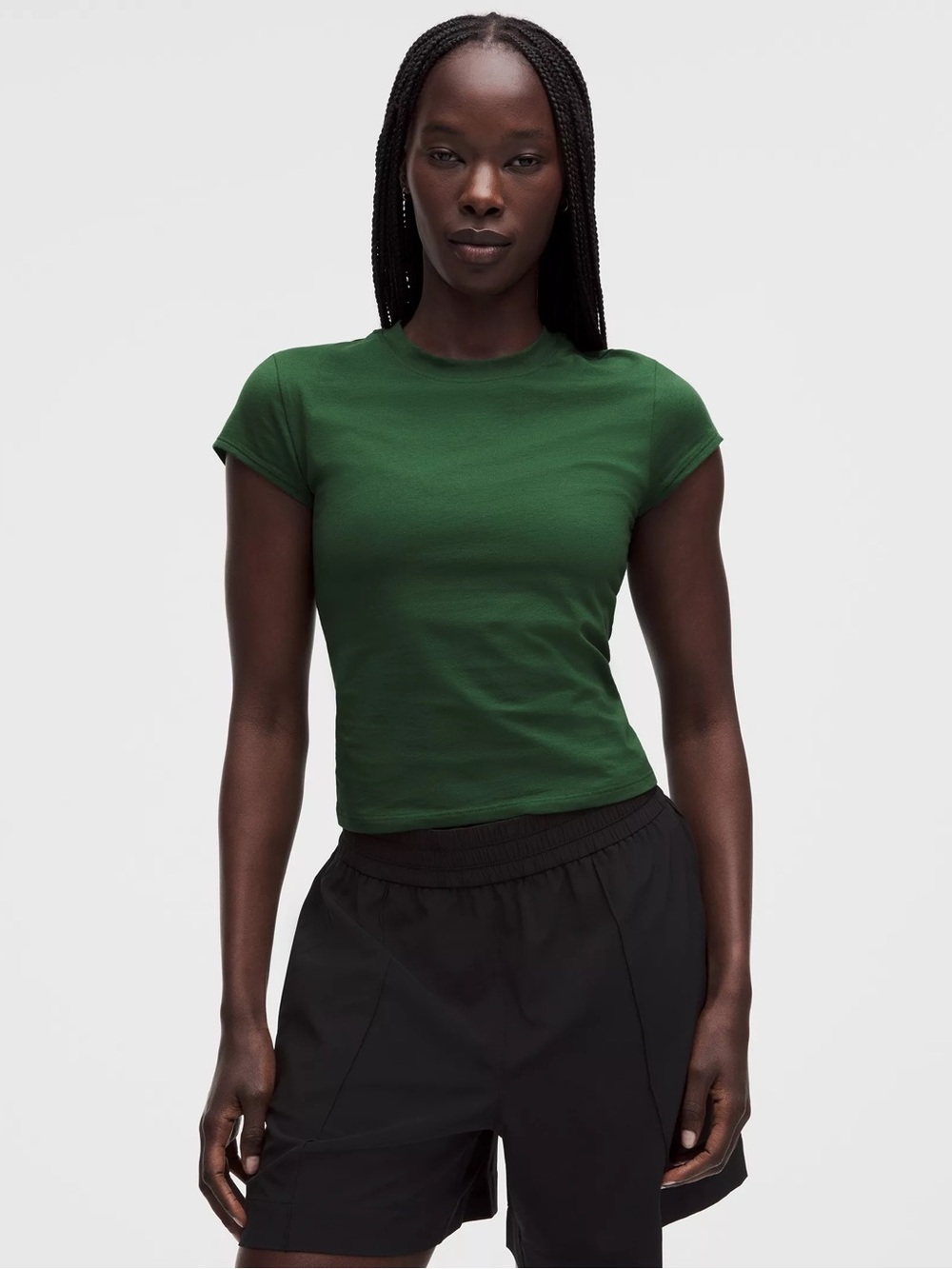 Lululemon organic cotton-blend baby tee